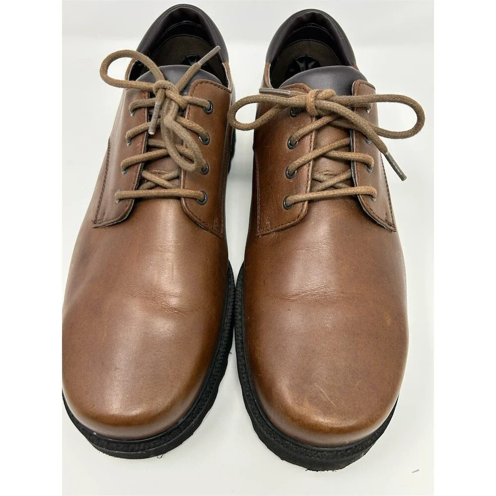 Rockport Northfield Waterproof Plain Toe Oxford Shoes Brown Lace-Up Men's 13 XW